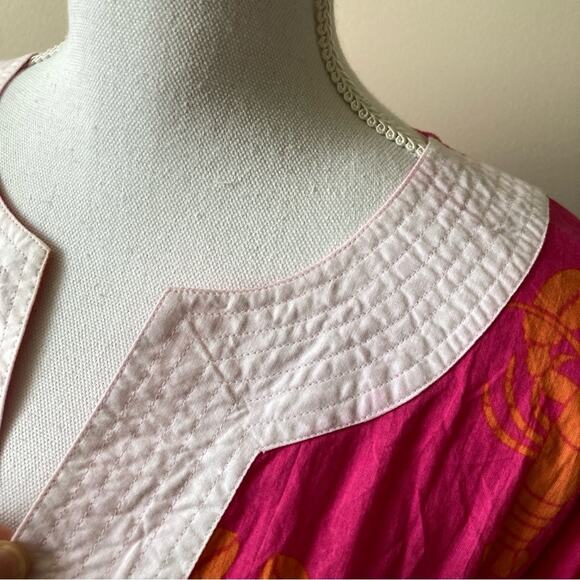 Beach Cover Top it Off Pink Orange Lobsters Medium Large - Picture 6 of 12